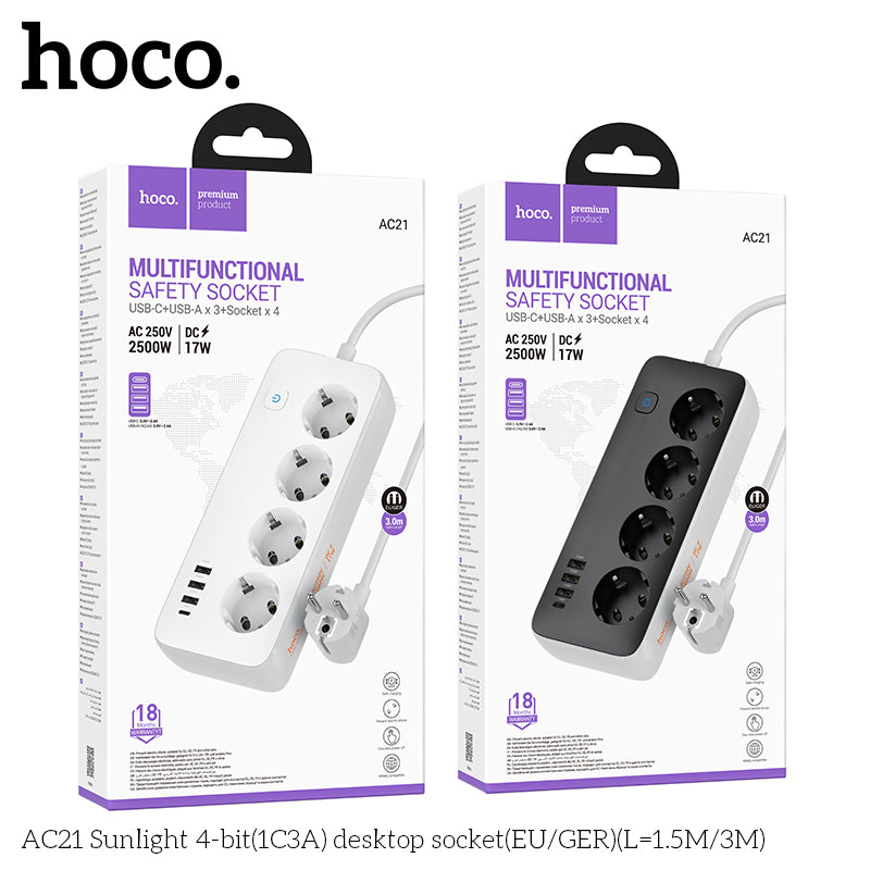 Hoco AC21 Desktop Socket