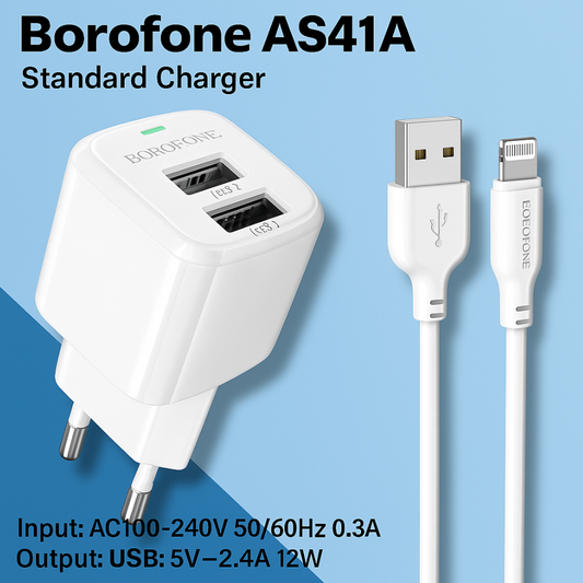 Borofone BAS41A 12W Dual Port Charger