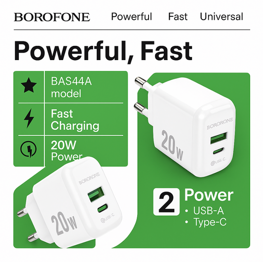 Borofone BAS44A 20W Dual Port Charger
