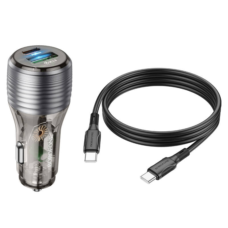 Borofone BZ30 Dual Port Fast Car Charger